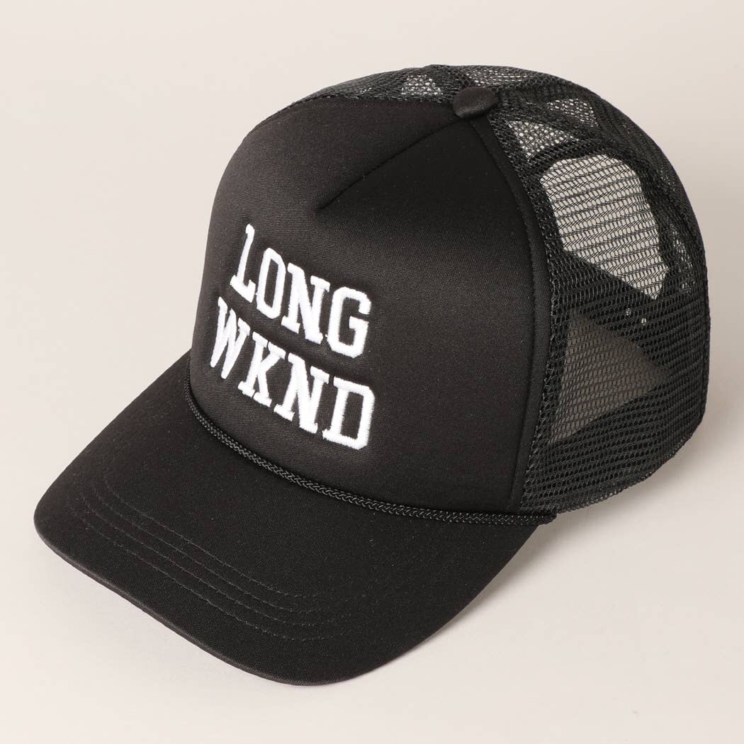 LONG WKND Foam Trucker Cap