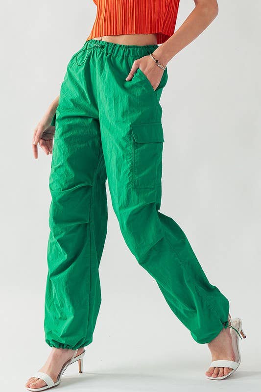BELLA TOGGLE DRAWSTRING CARGO PANTS