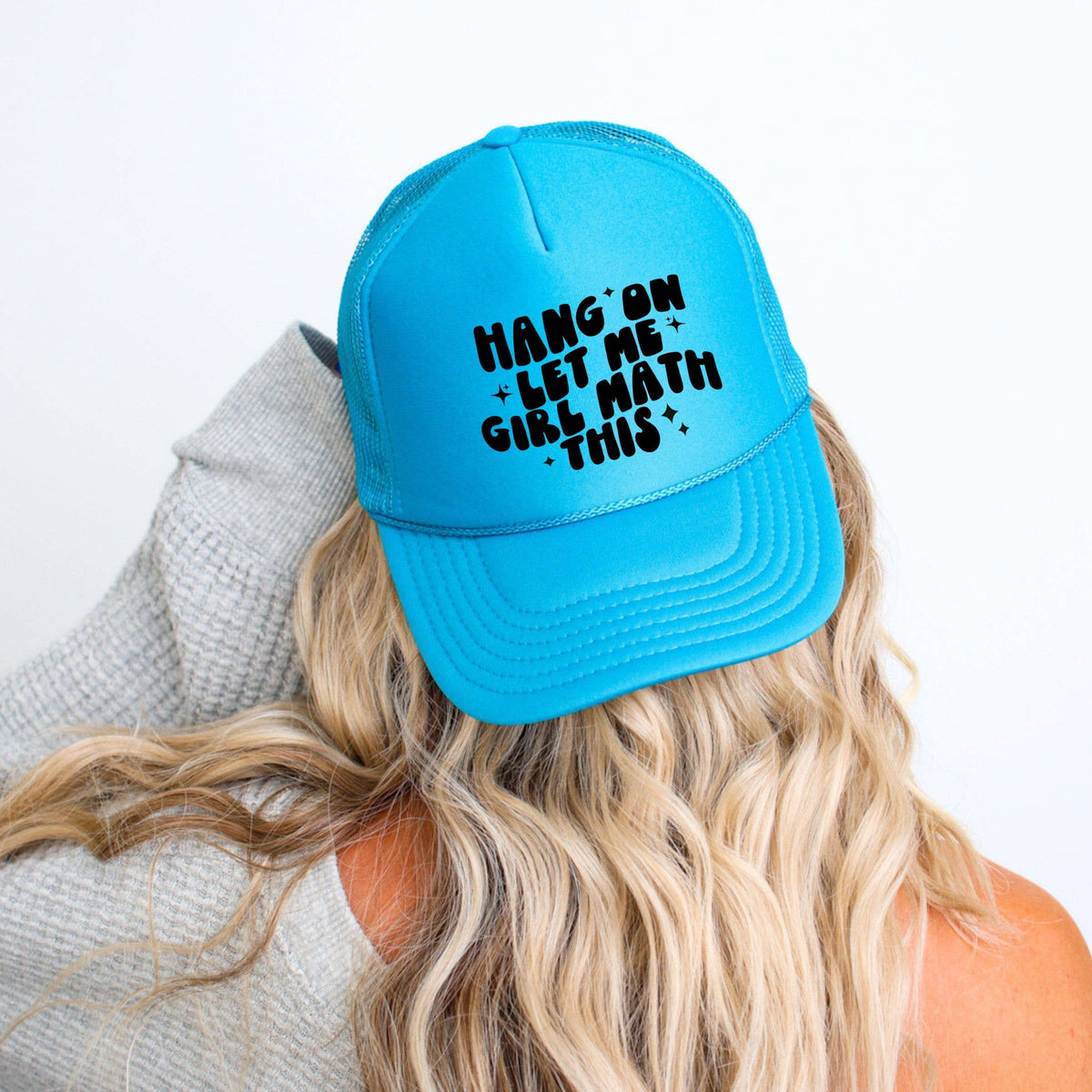 Girl Math Trucker Hat, Fall Western Trucker Hat