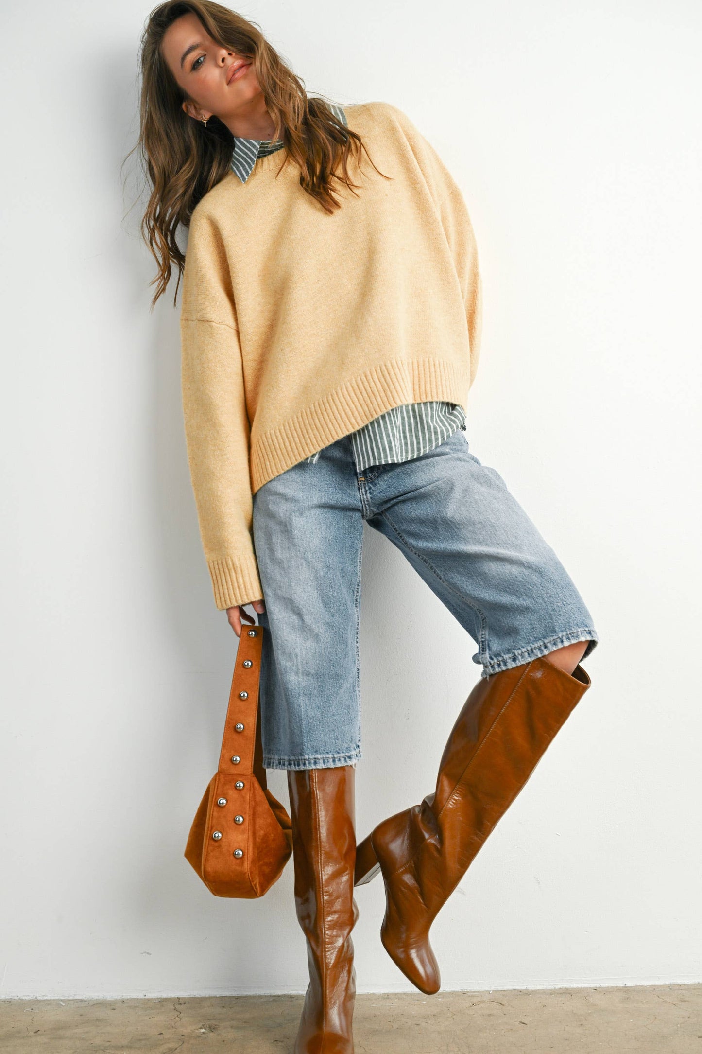 Tie-back Sweater - BMW7815