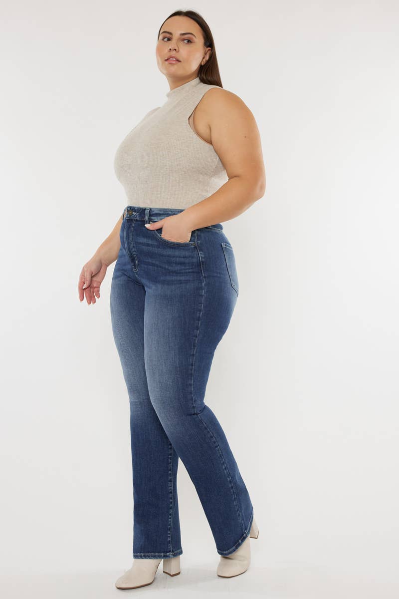 KANCAN PLUS SIZE BOOTCUT JEANS