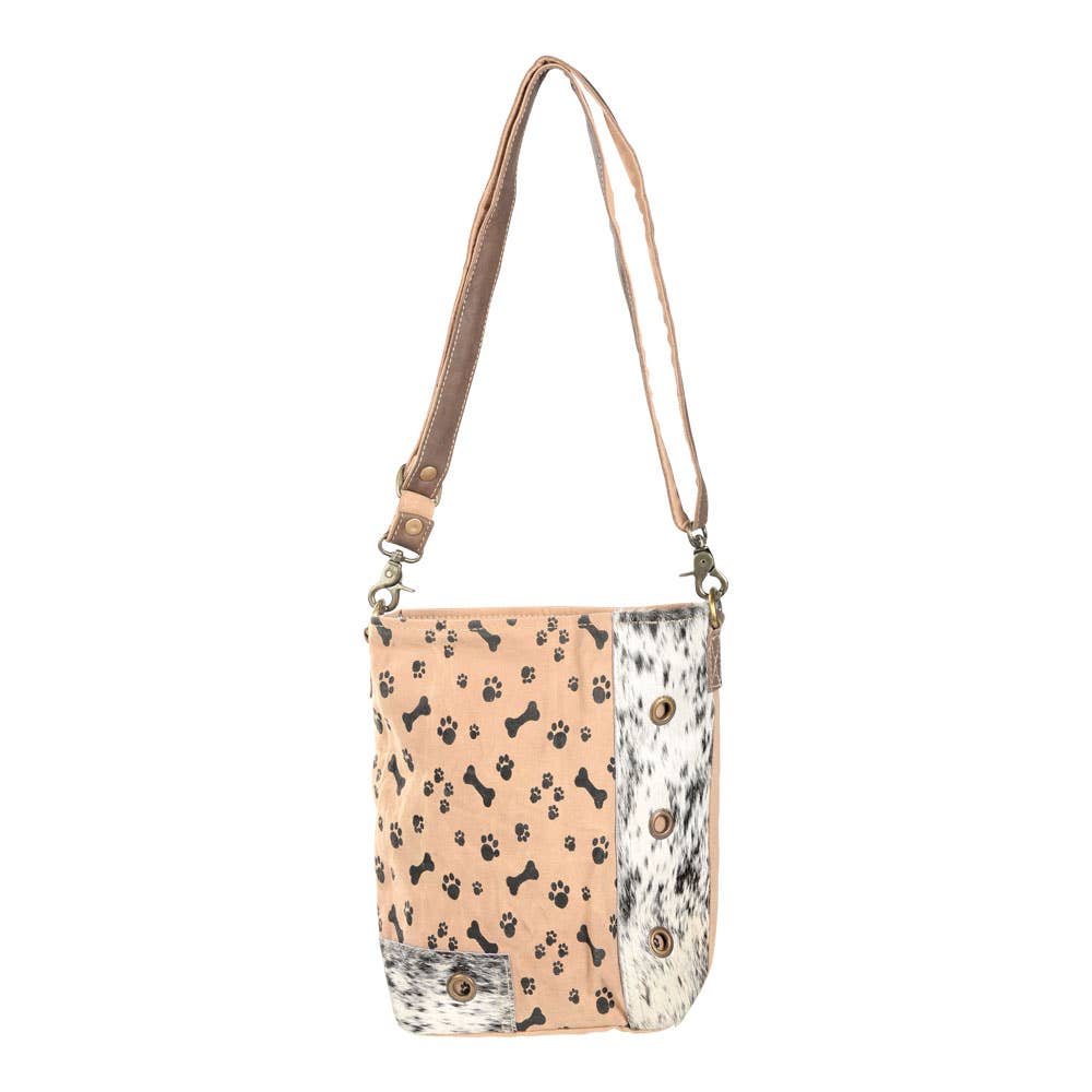 Dog Bone & Paw Print Crossbody