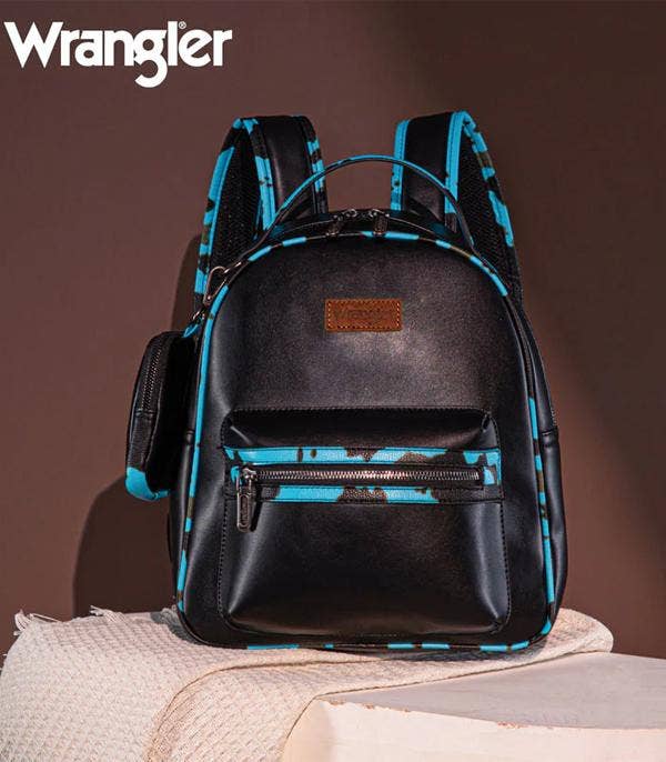Wrangler Cow Print Backpack