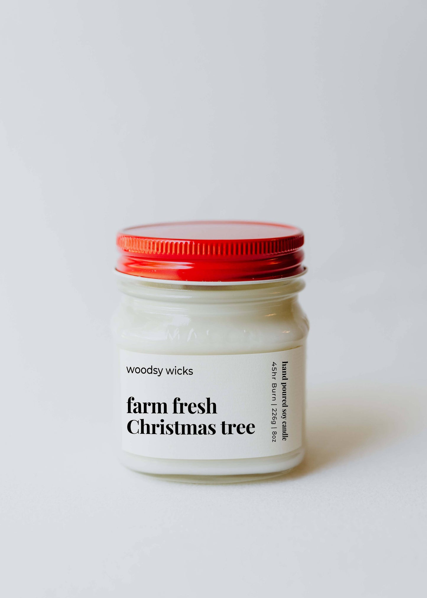 Christmas Cotton Wick Candles 8oz - Choose Scent