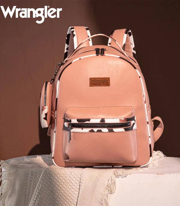 Wrangler Cow Print Backpack