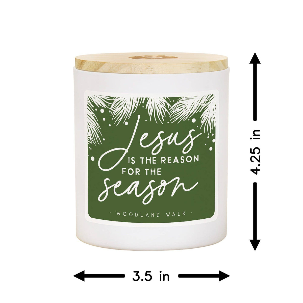 Jesus Season Christmas Soy-Based Candle