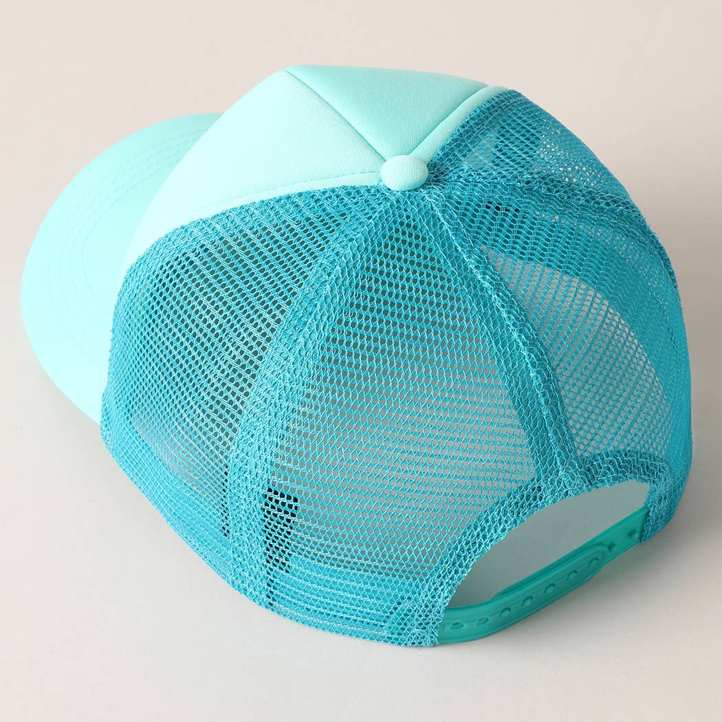 DRUNK Embroidered Mesh Back Trucker Cap