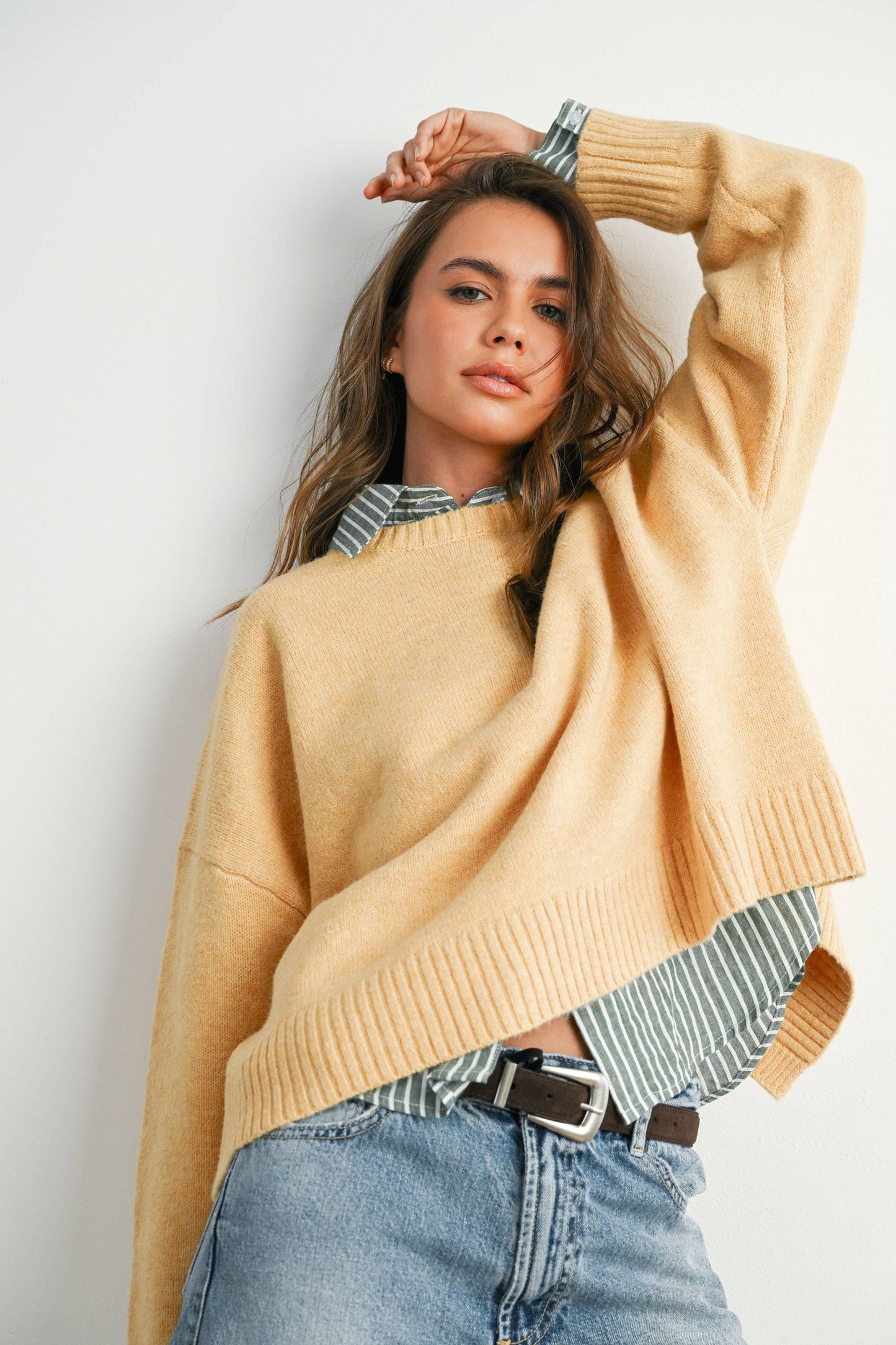 Tie-back Sweater - BMW7815