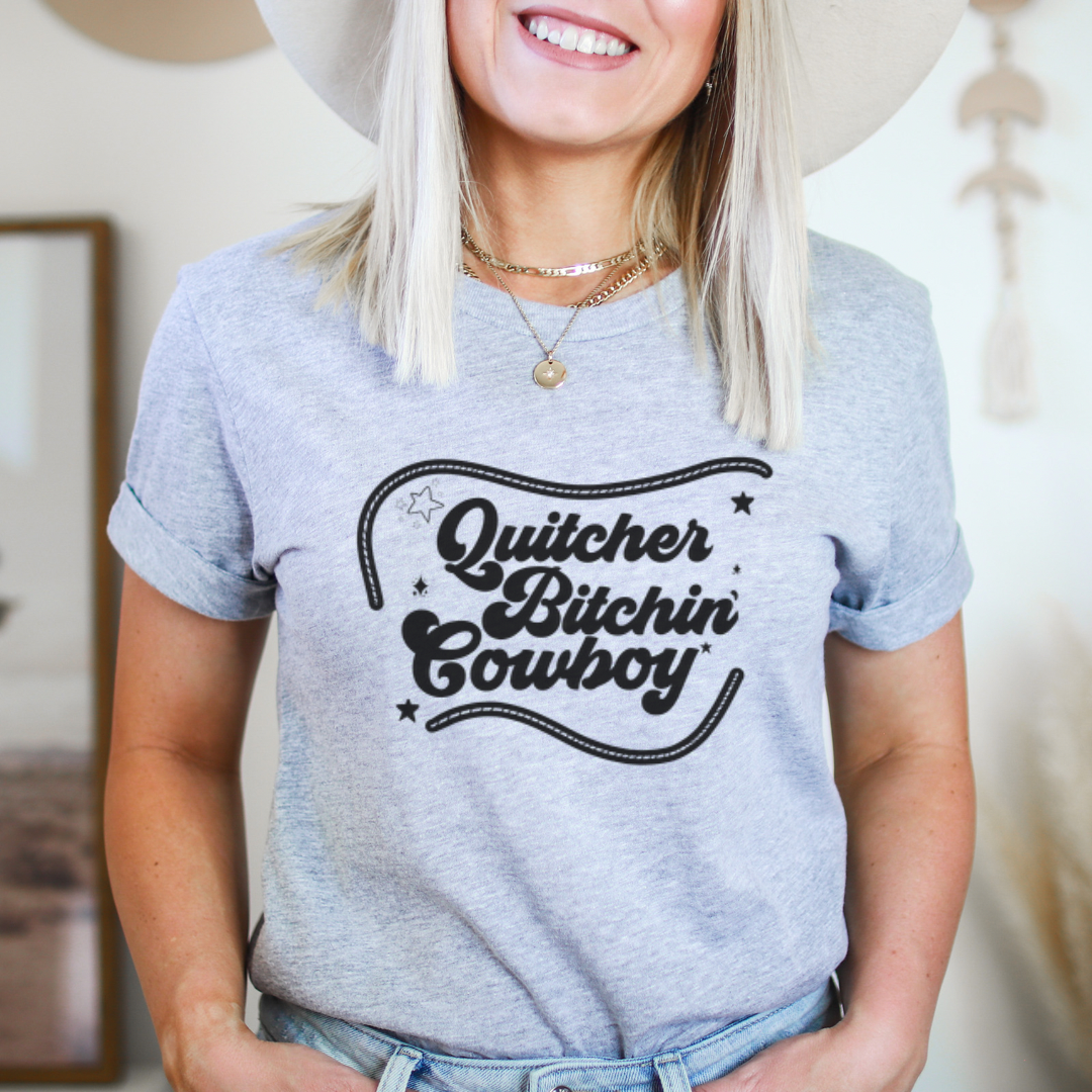 Quitcher Cowboy Tee
