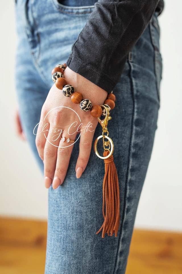 Beaded Tassel Key Chain - RTS