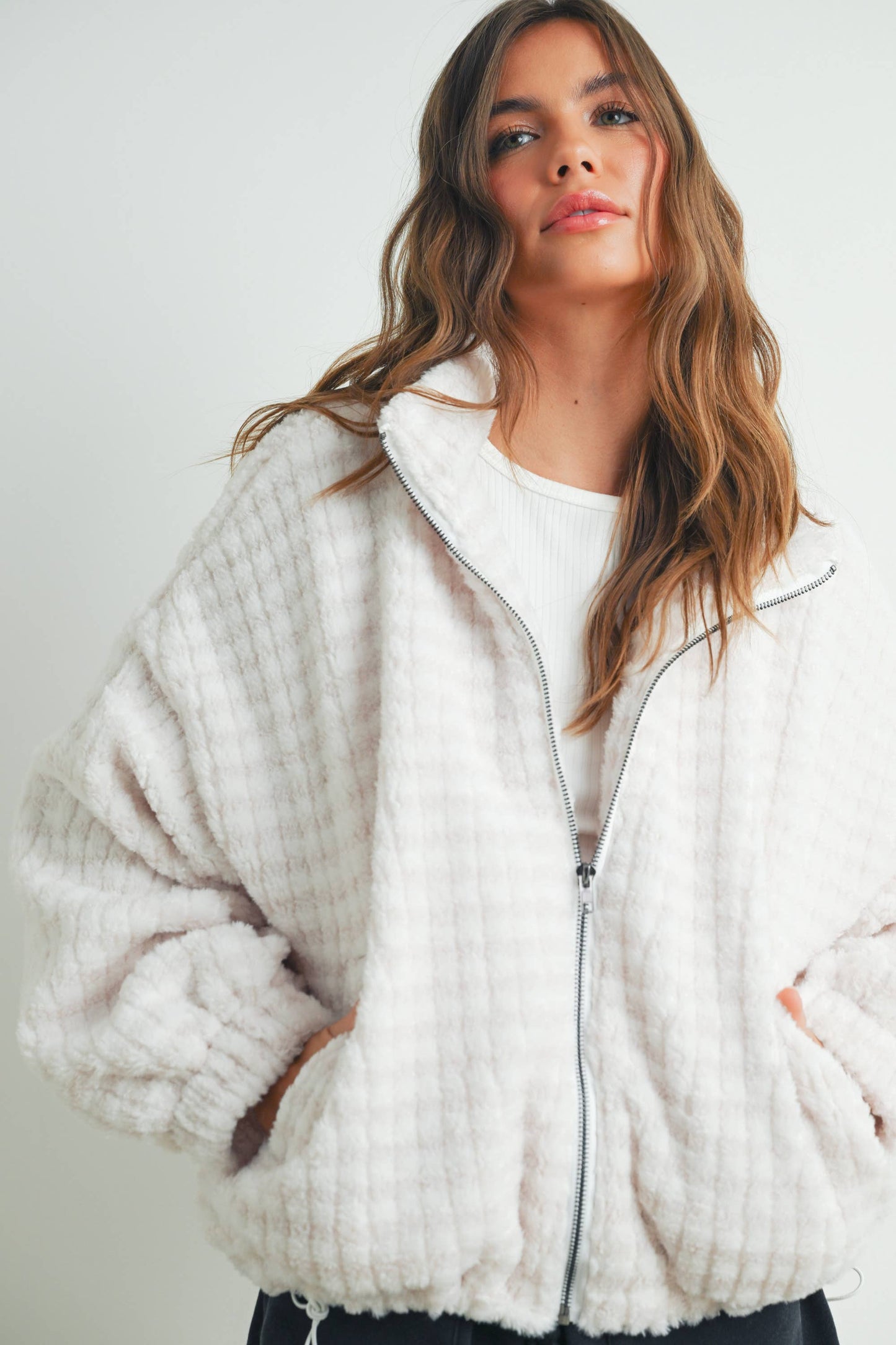 Collared Puffer Jacket - BMJ7497
