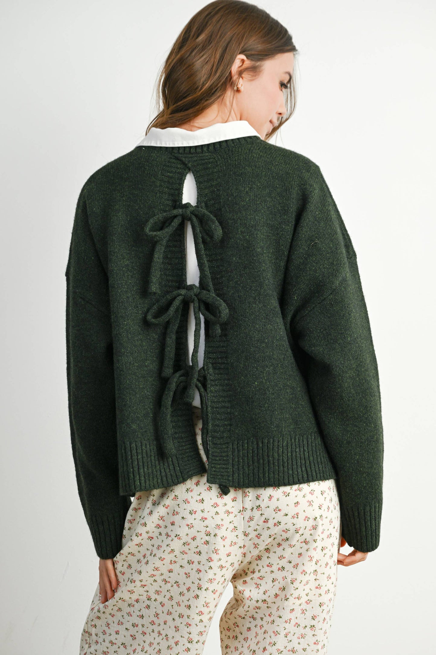 Tie-back Sweater - BMW7815