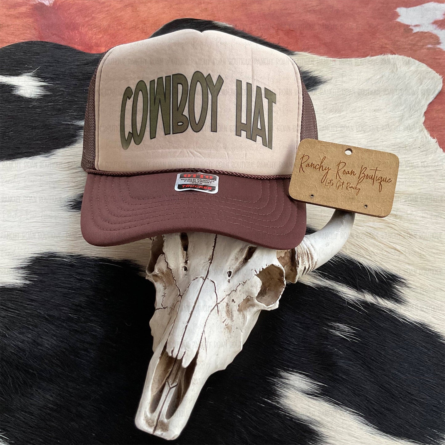 Cowboy Hat Western Foam Trucker Hat