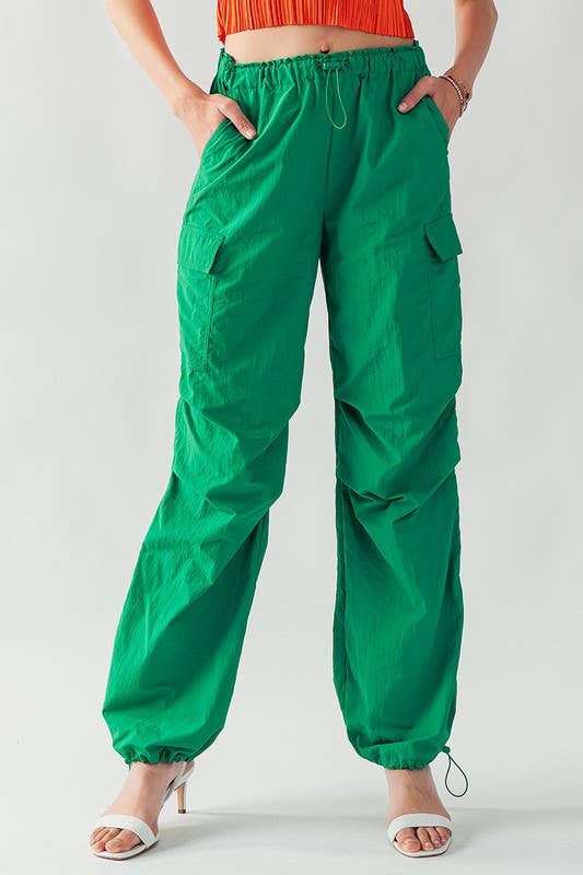 BELLA TOGGLE DRAWSTRING CARGO PANTS