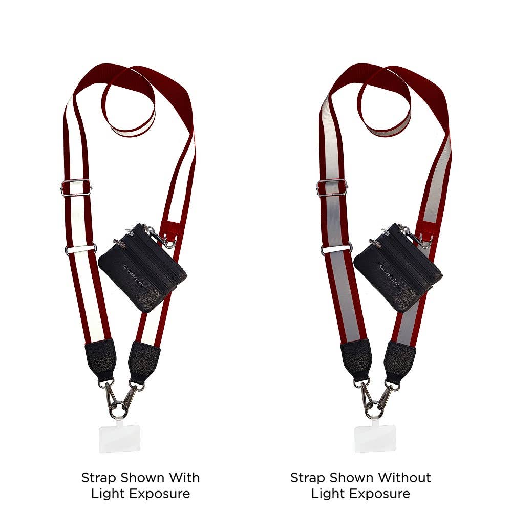 Clip & Go Crossbody Strap with Pouch - Reflective Collection