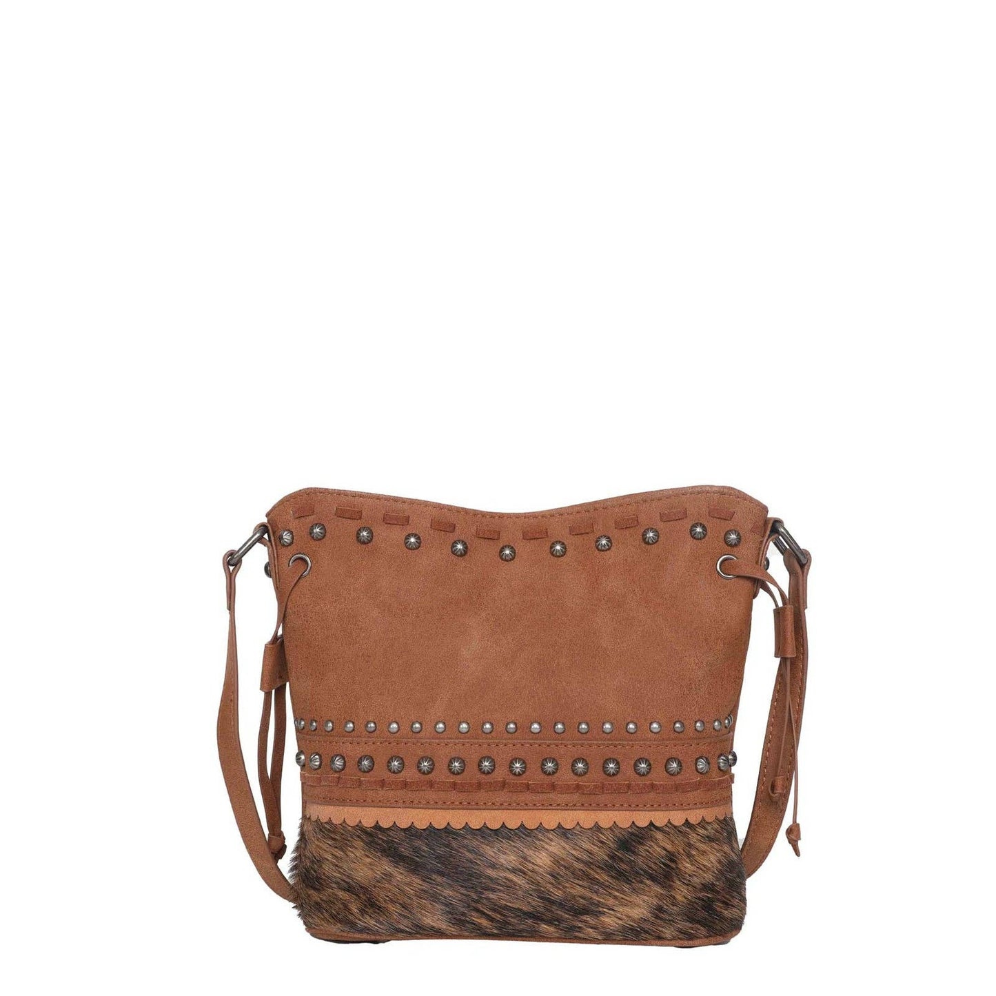 TR142-8360 Trinity Ranch Hair-On Cowhide Collection Crossbod