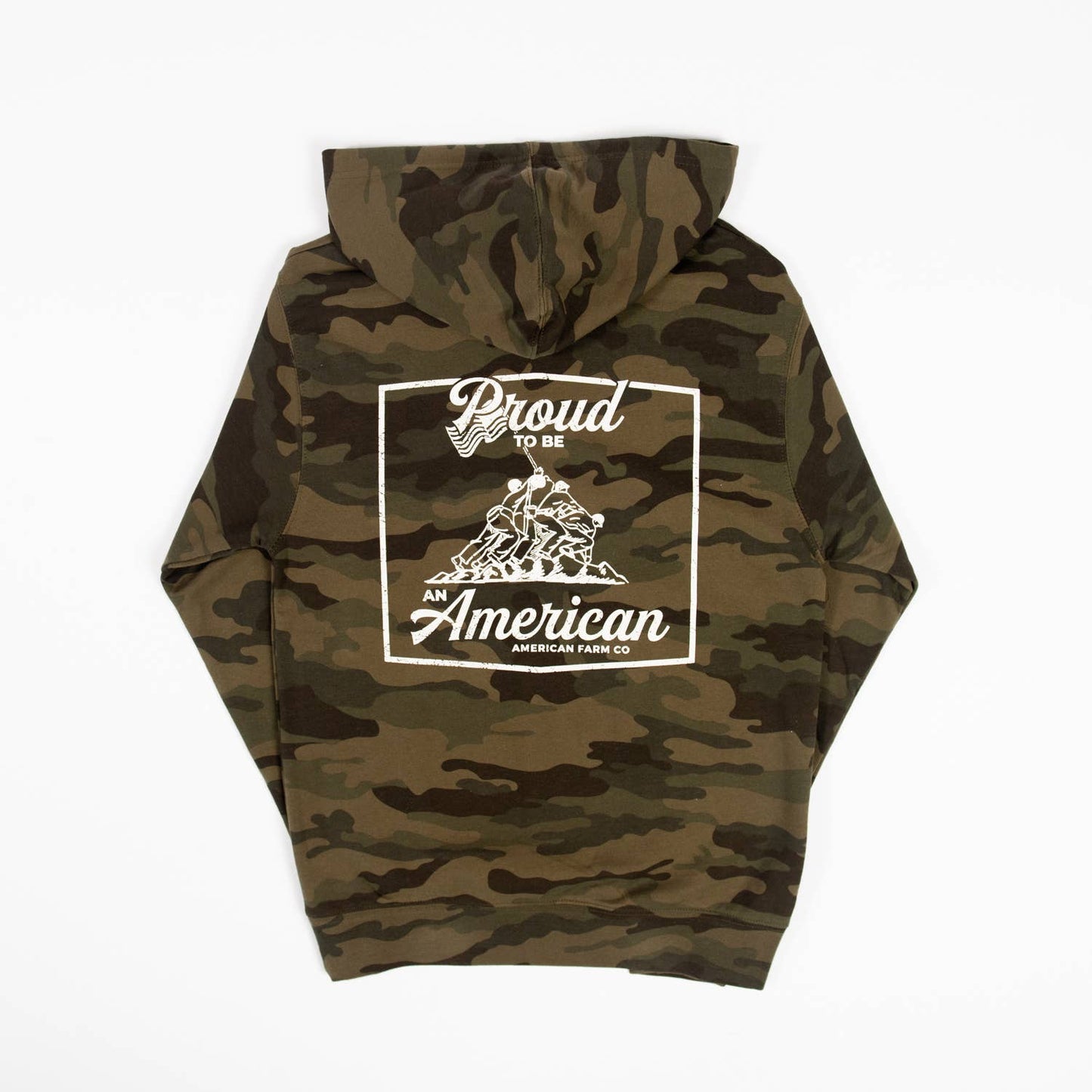 Western ‘Proud American’ Camo Hoodie