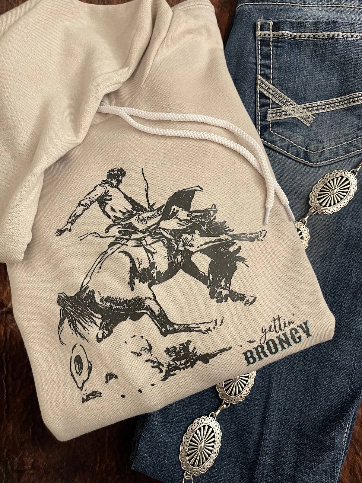 Gettin' Broncy Hoodie