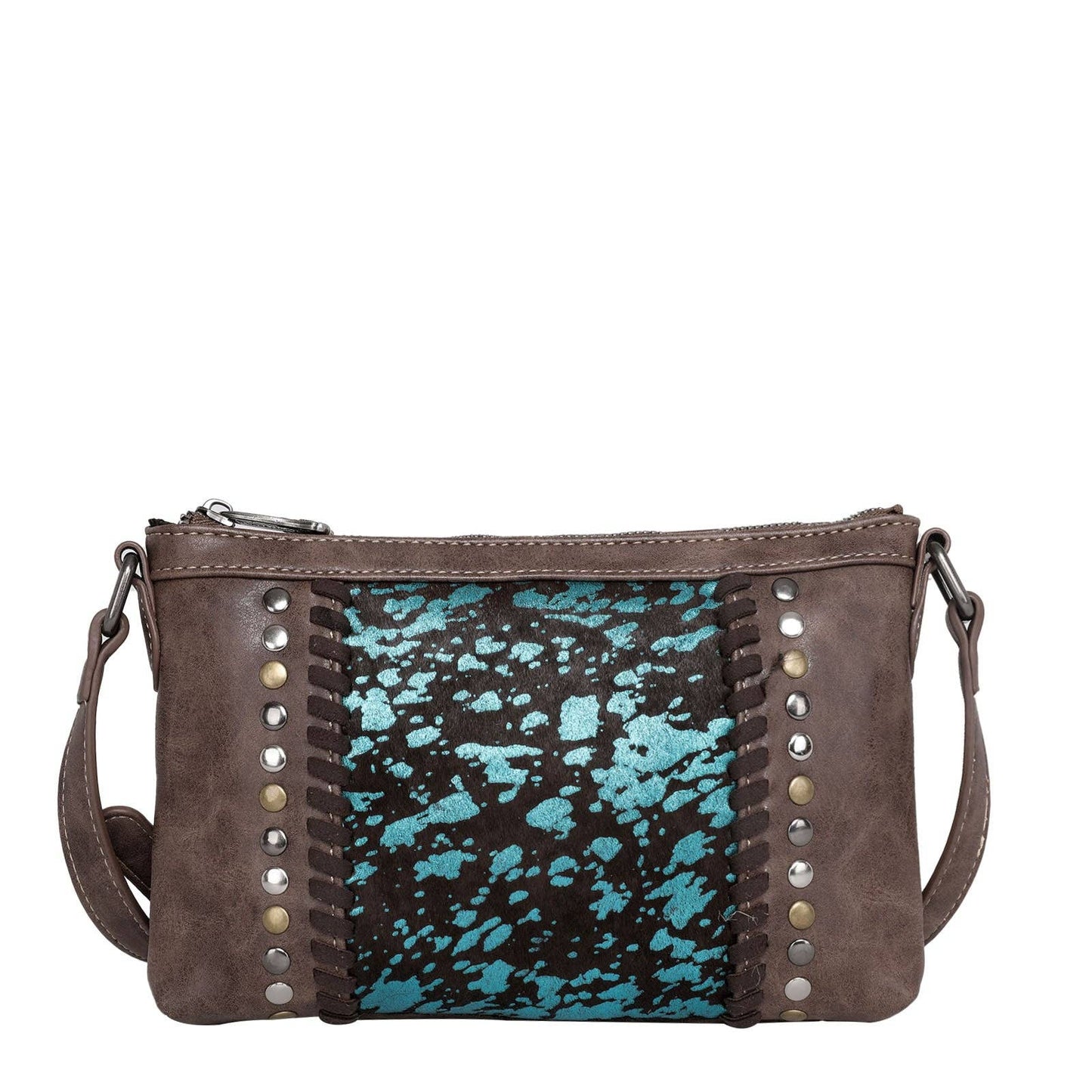 TR117-181 Trinity Ranch Hair-On Leather Collection Small Crossbody