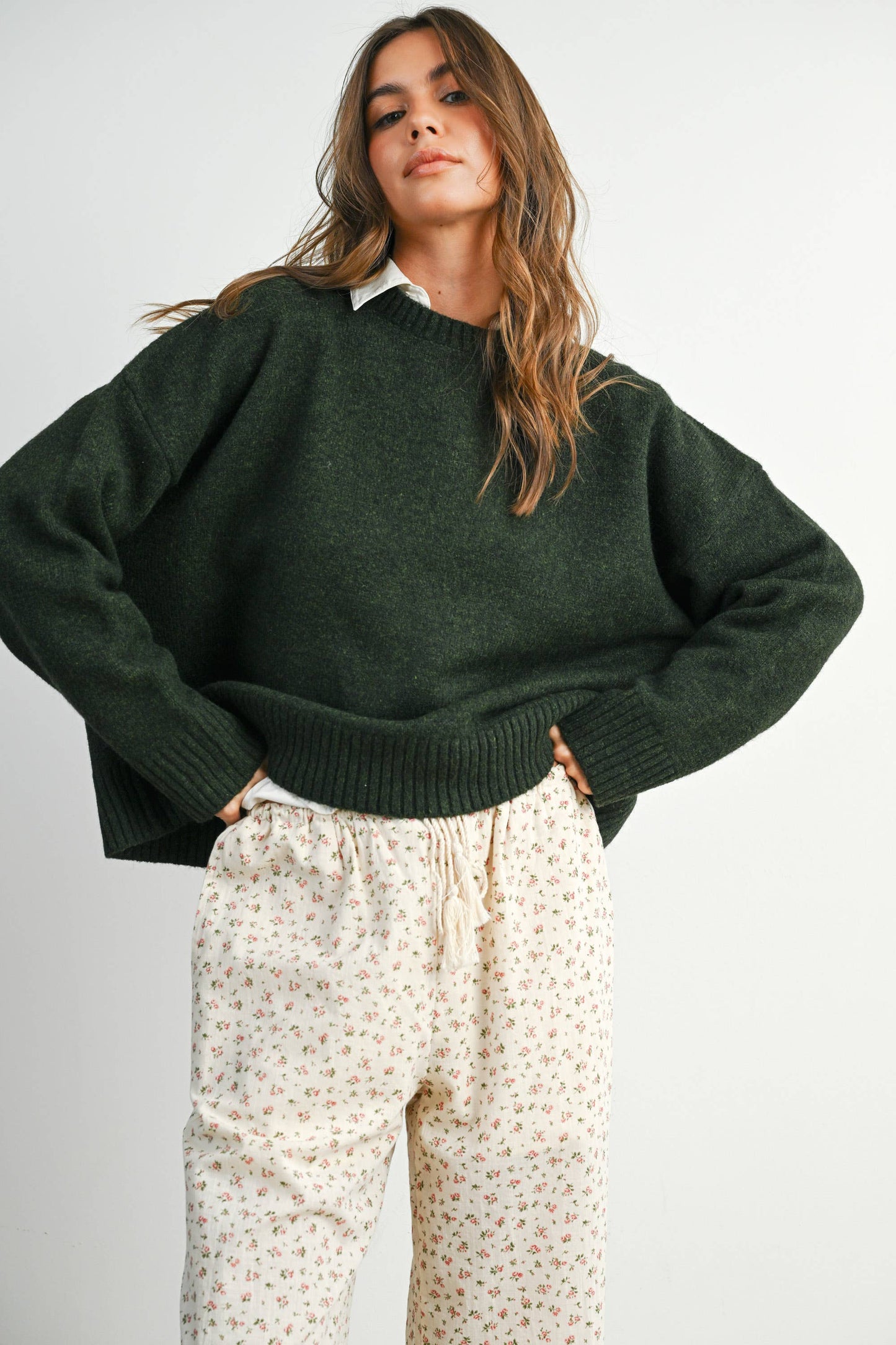 Tie-back Sweater - BMW7815