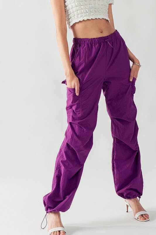 BELLA TOGGLE DRAWSTRING CARGO PANTS