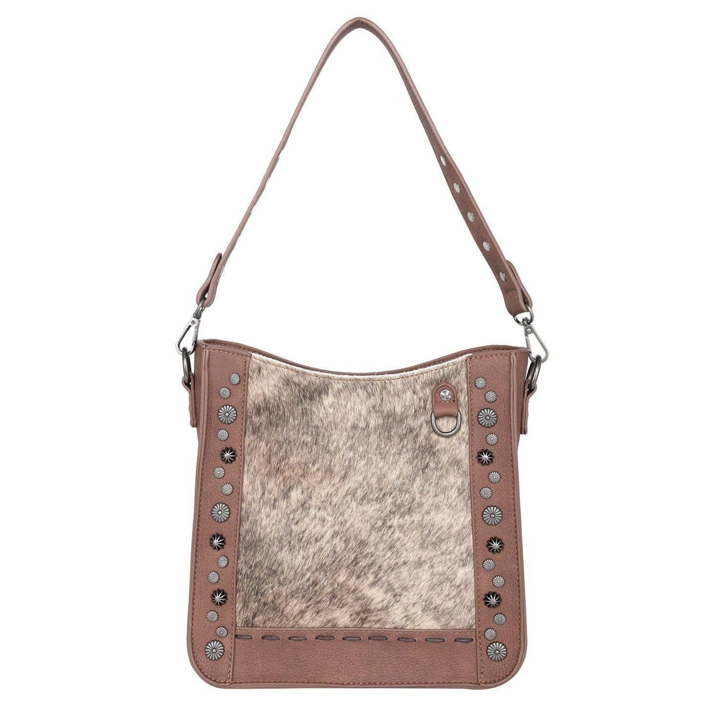 TR140G-921 Trinity Ranch Hair-On Cowhide Hobo Bag