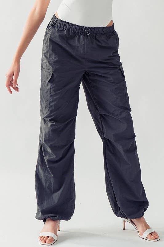 BELLA TOGGLE DRAWSTRING CARGO PANTS