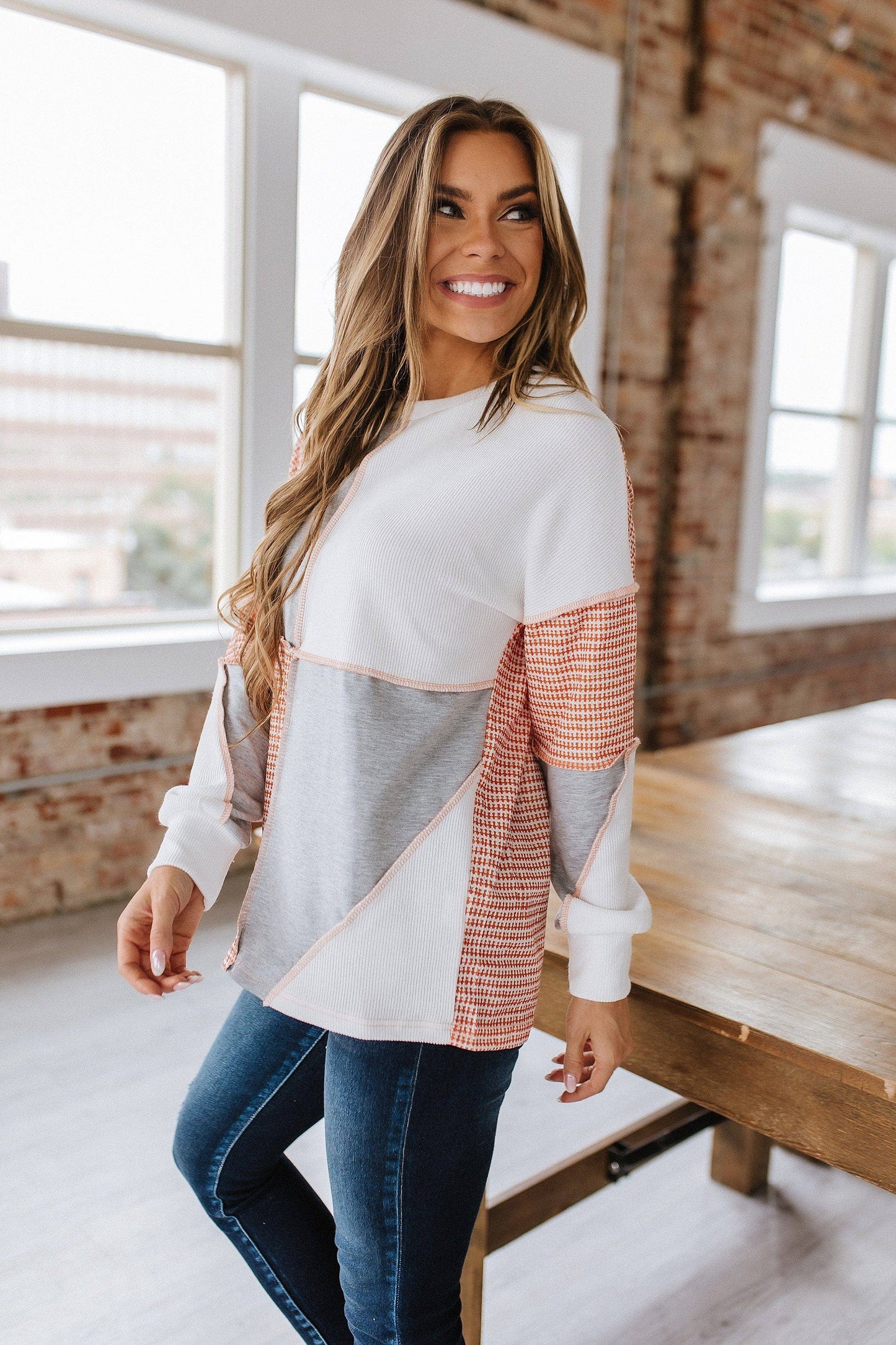 Melissa Color Block Pullover | S-XL