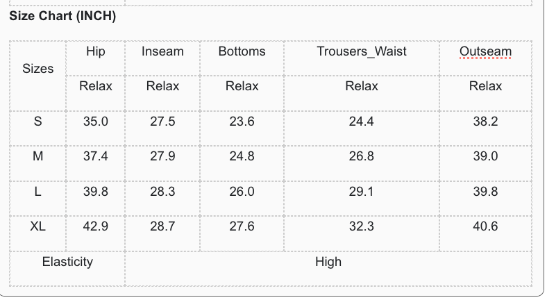 Reverse Seam High Waist Joggers