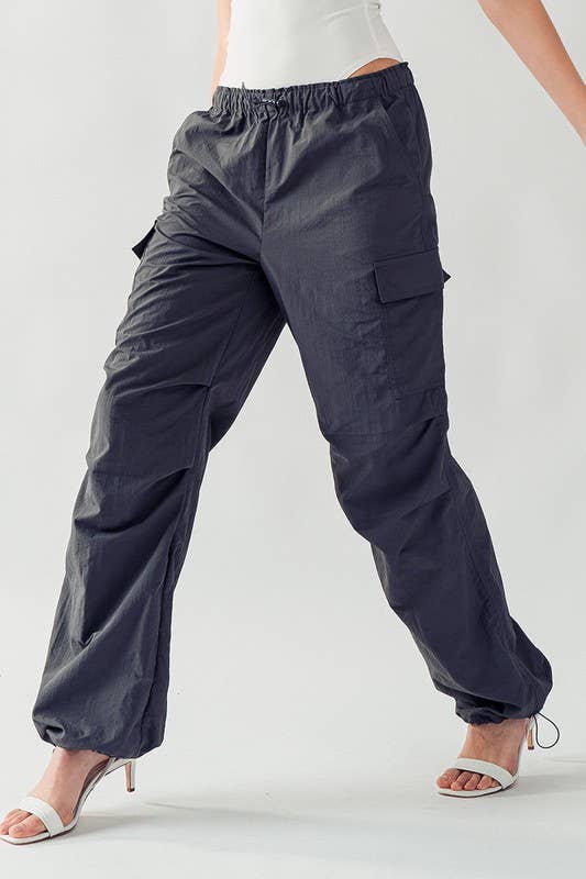 BELLA TOGGLE DRAWSTRING CARGO PANTS