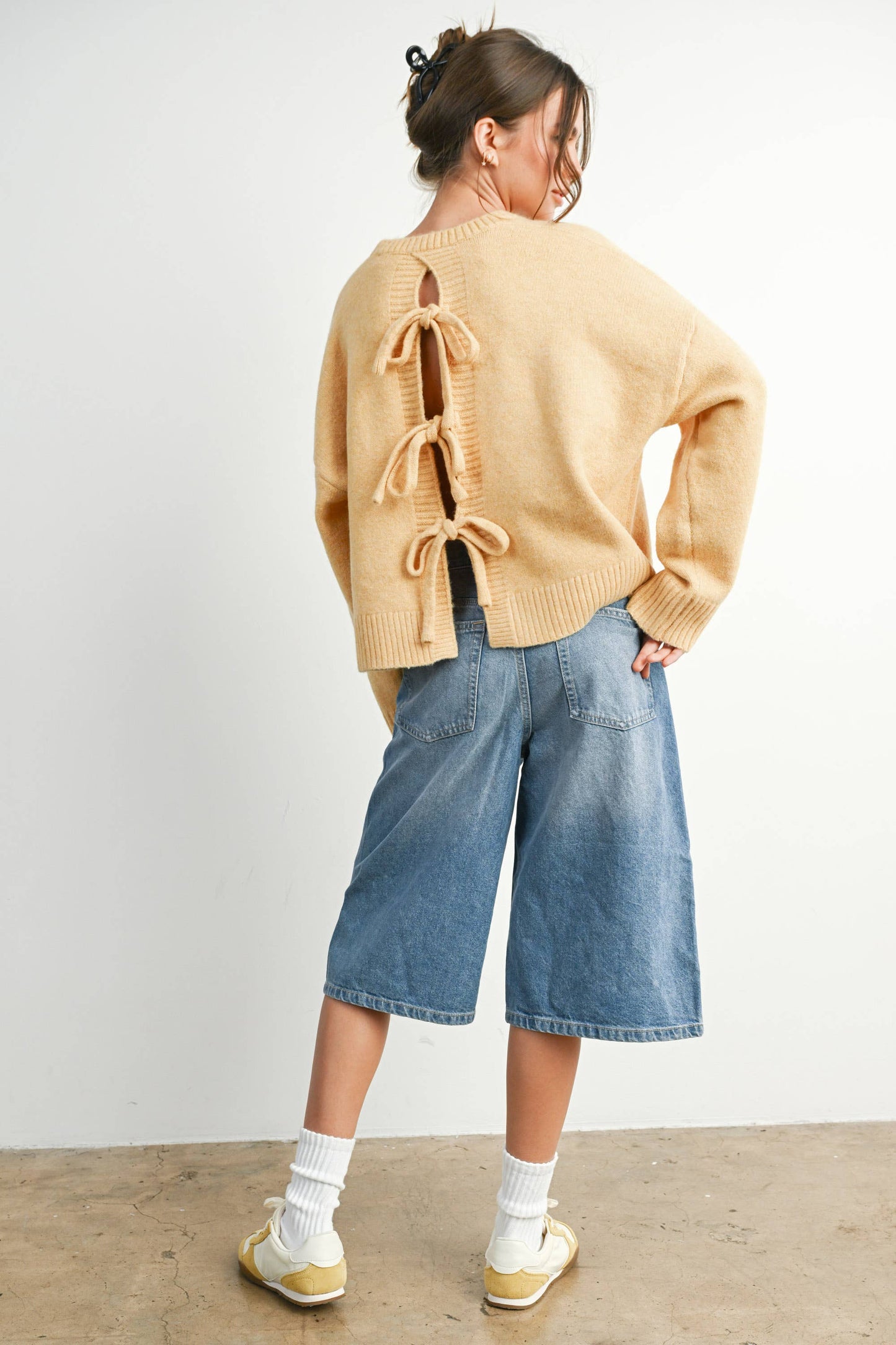 Tie-back Sweater - BMW7815