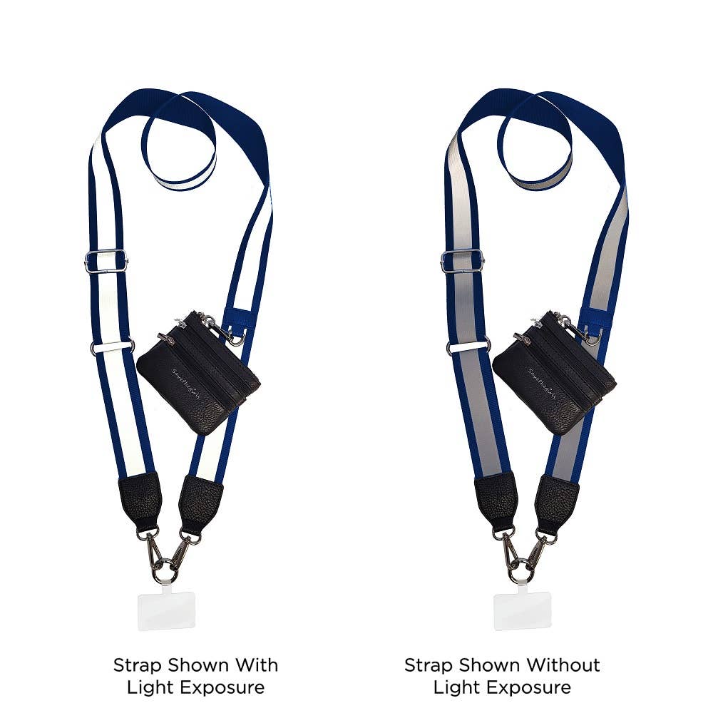 Clip & Go Crossbody Strap with Pouch - Reflective Collection
