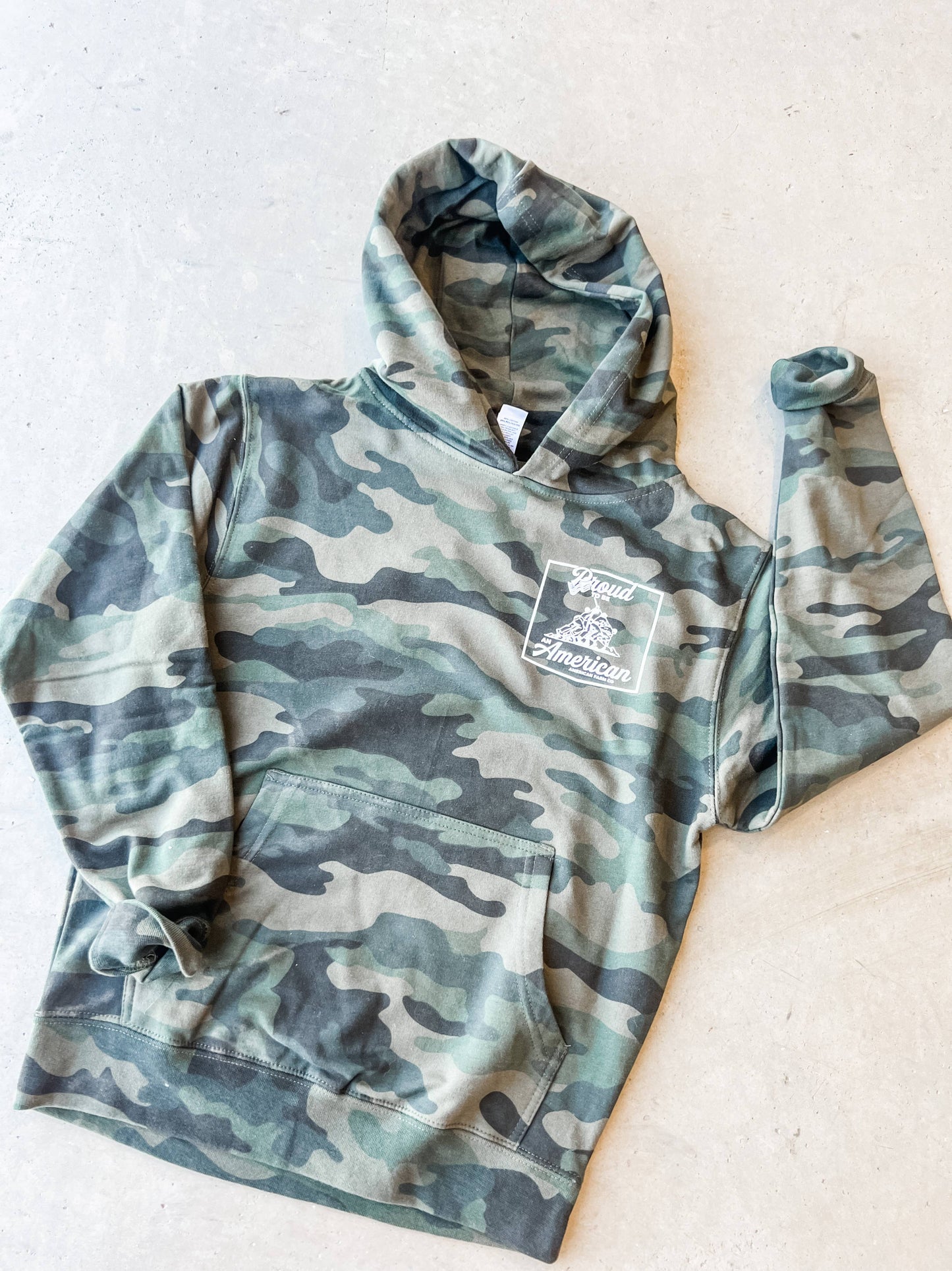 Western ‘Proud American’ Camo Hoodie