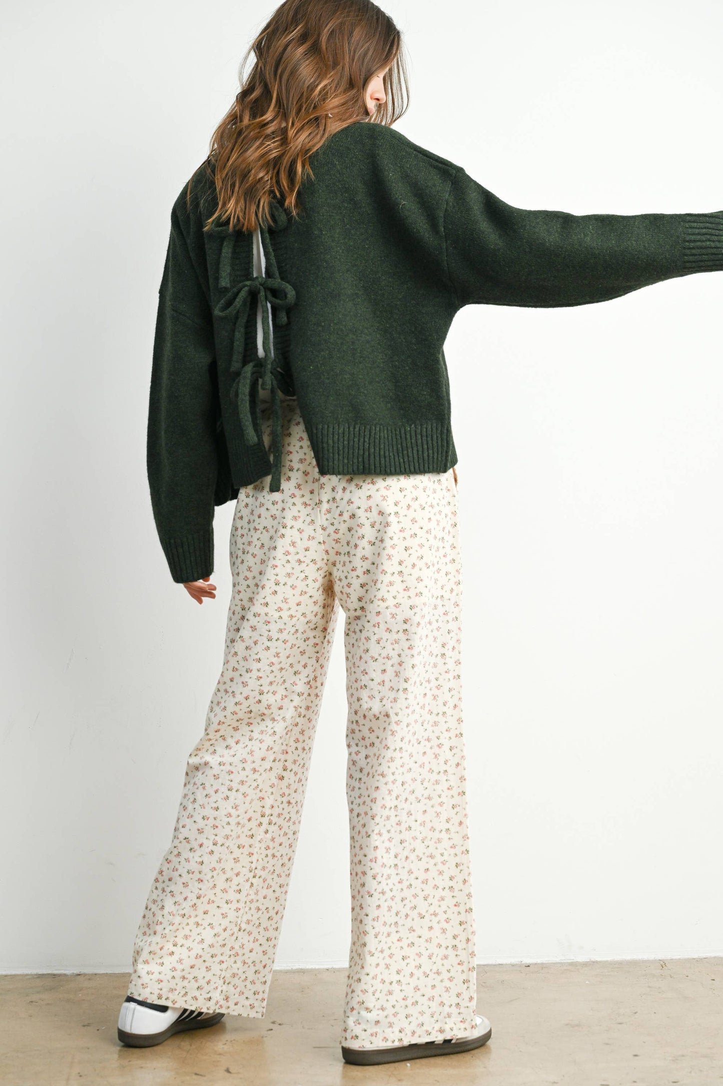 Tie-back Sweater - BMW7815