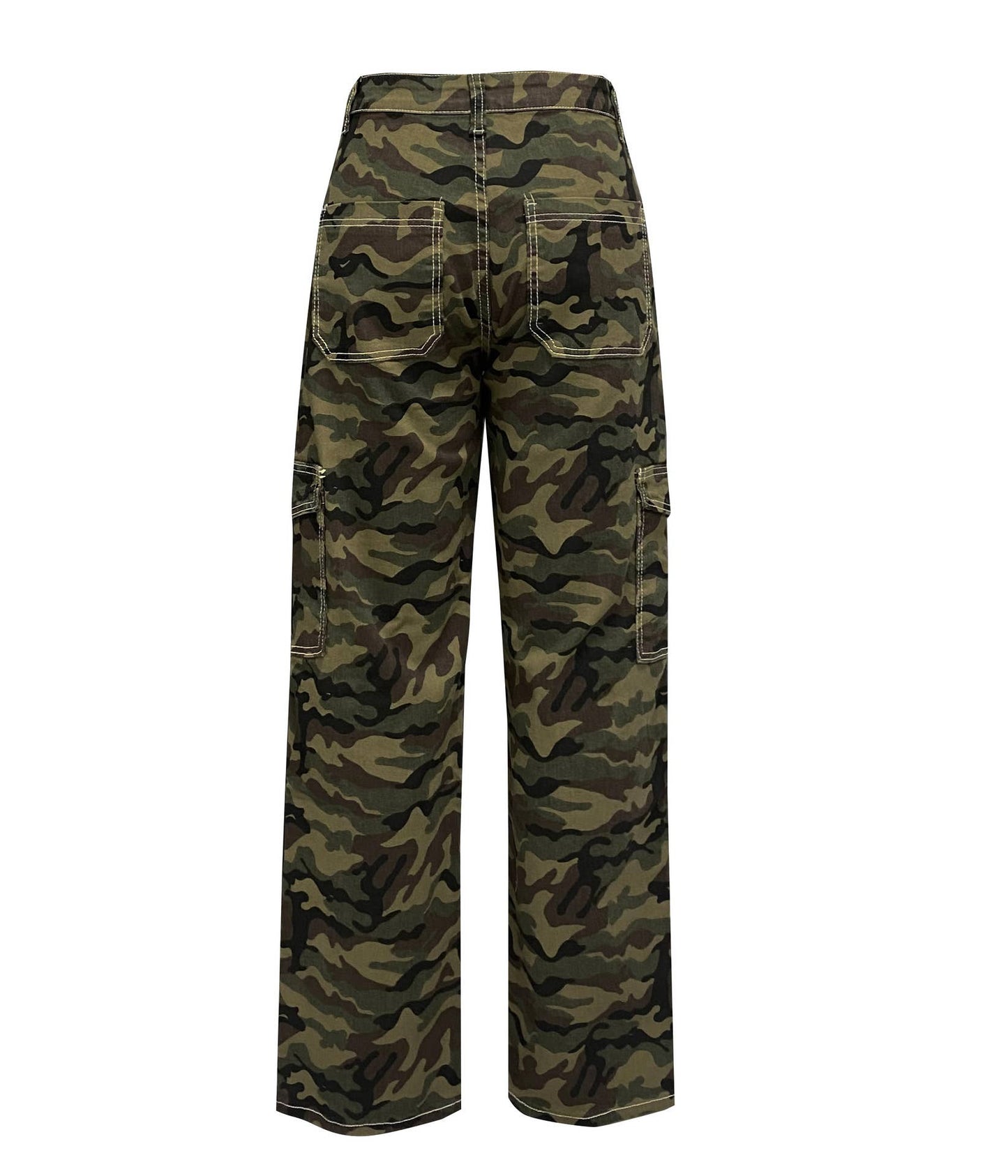 Loose trousers camouflage jeans cargo pants women