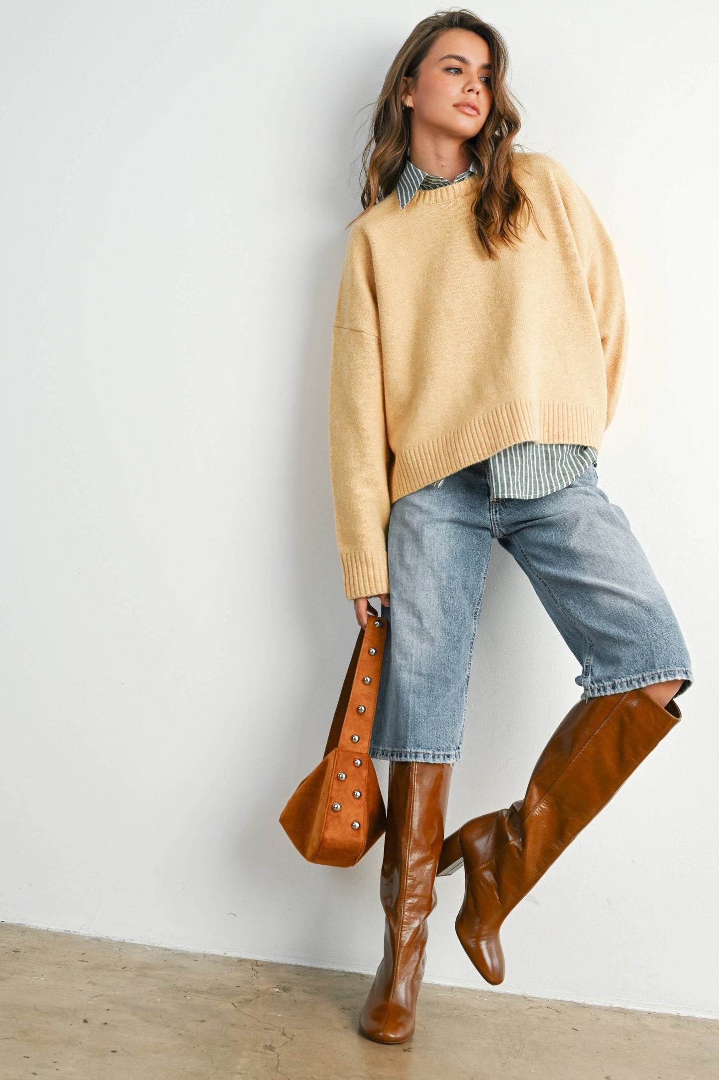 Tie-back Sweater - BMW7815