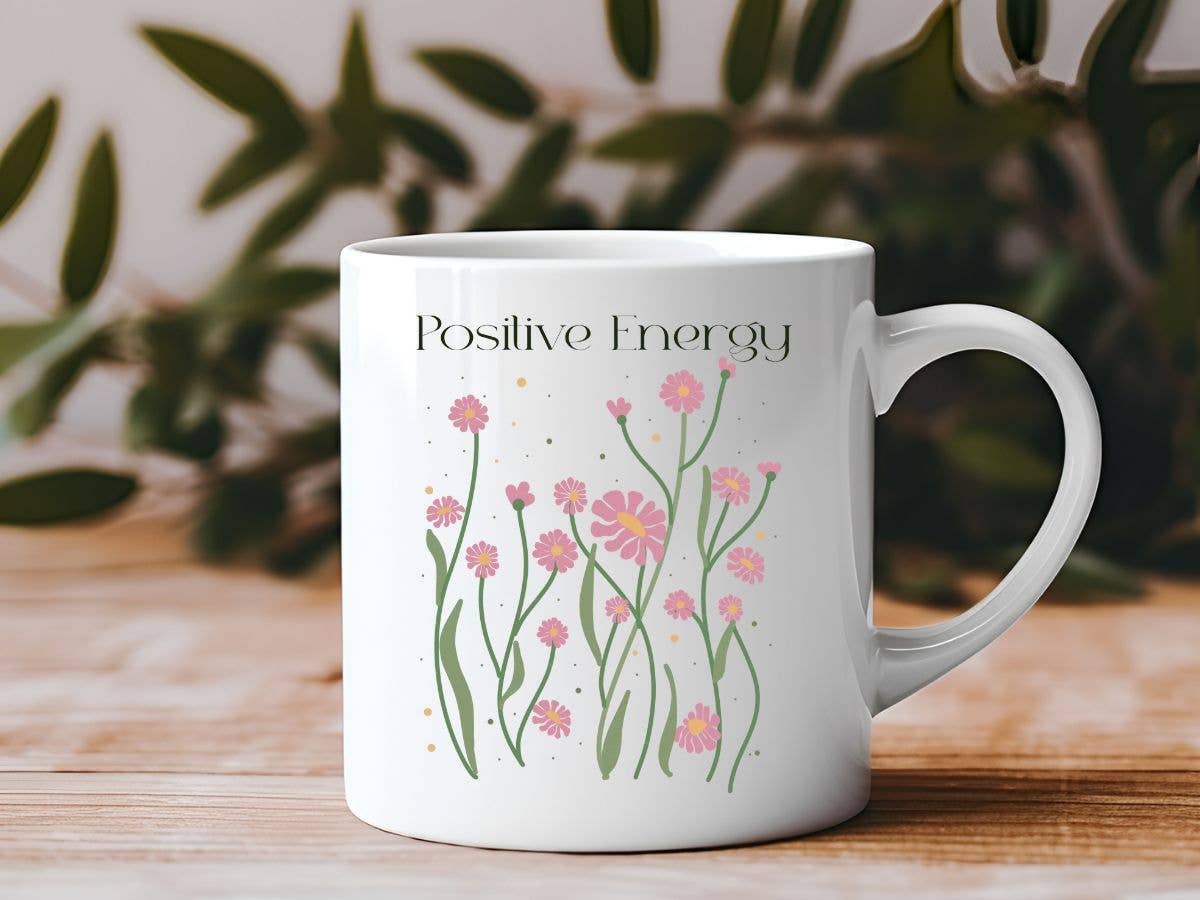 Positive Energy Inspirational 11 oz Coffee Mug