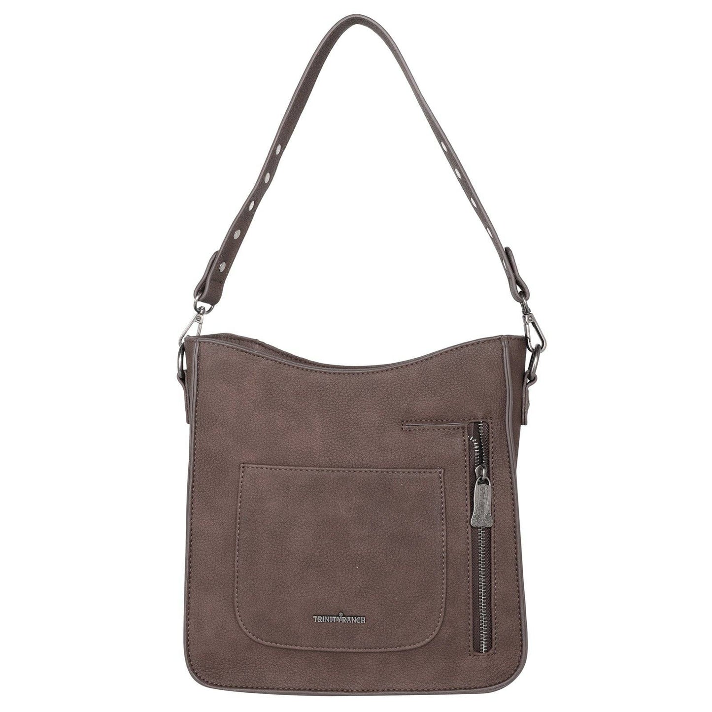 TR140G-921 Trinity Ranch Hair-On Cowhide Hobo Bag