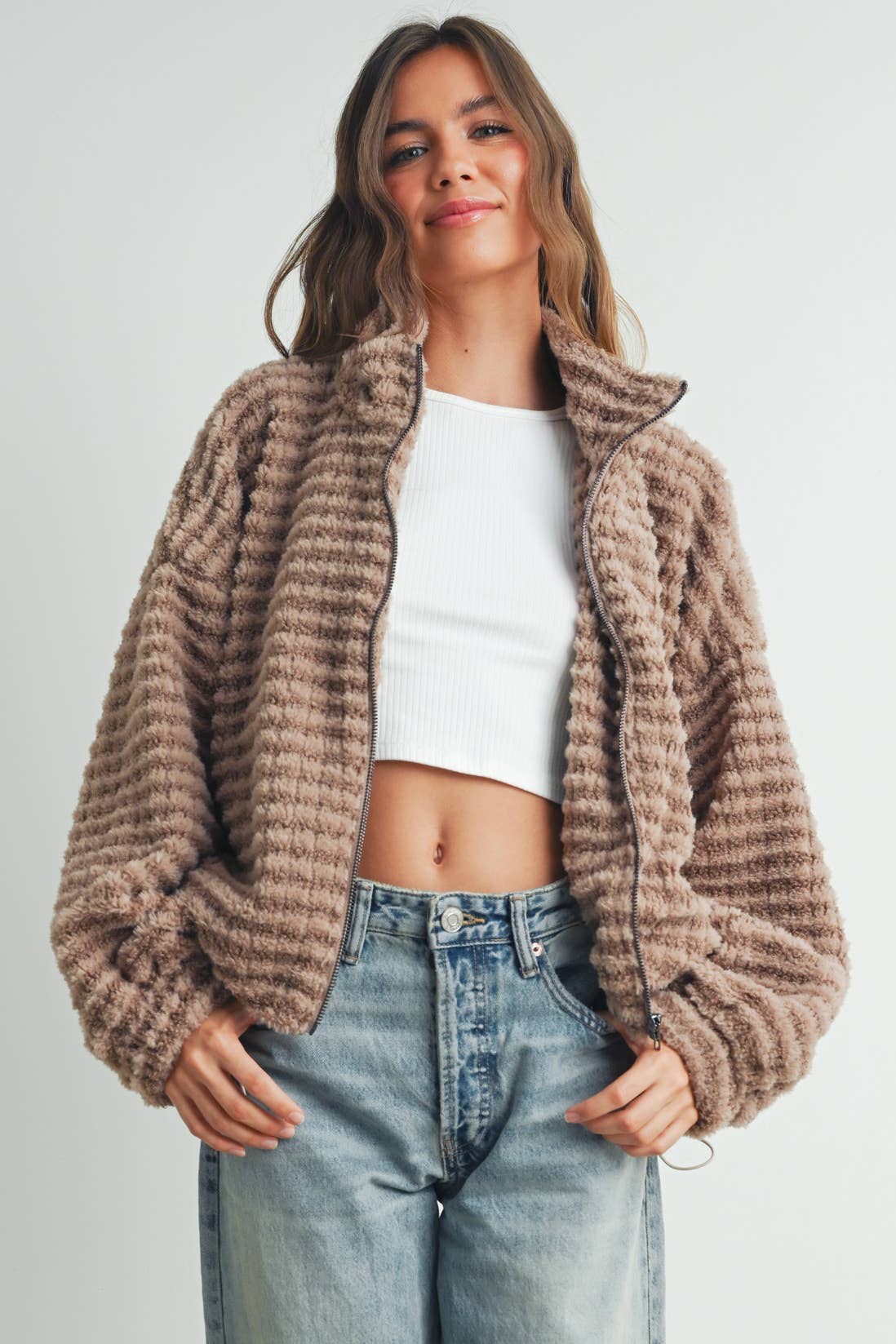 Collared Puffer Jacket - BMJ7497
