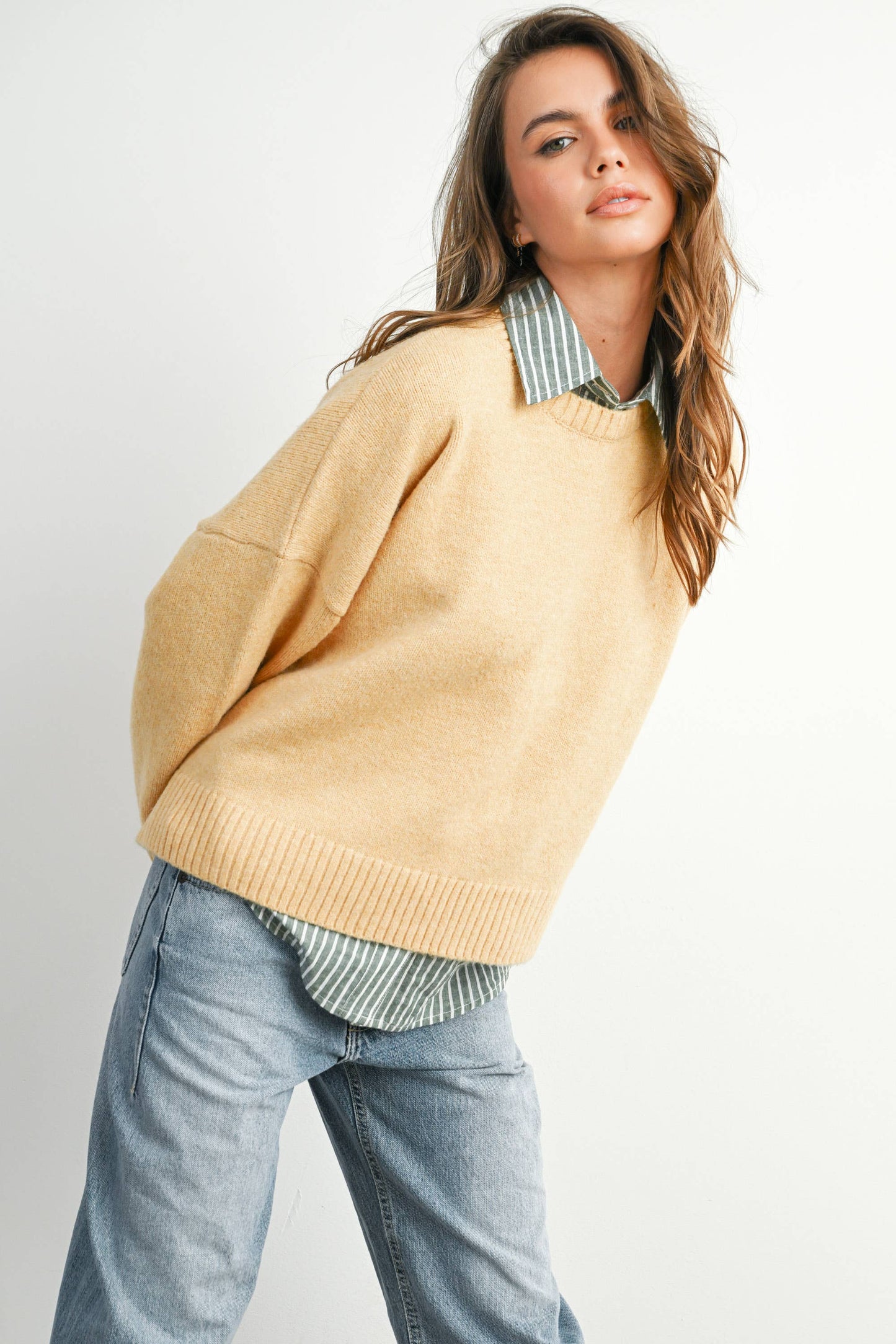 Tie-back Sweater - BMW7815