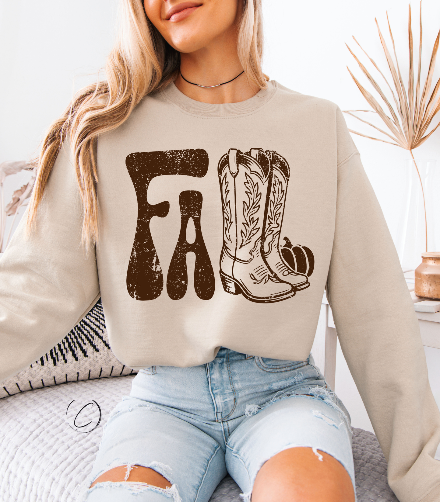 Fall Boots Sweatshirt