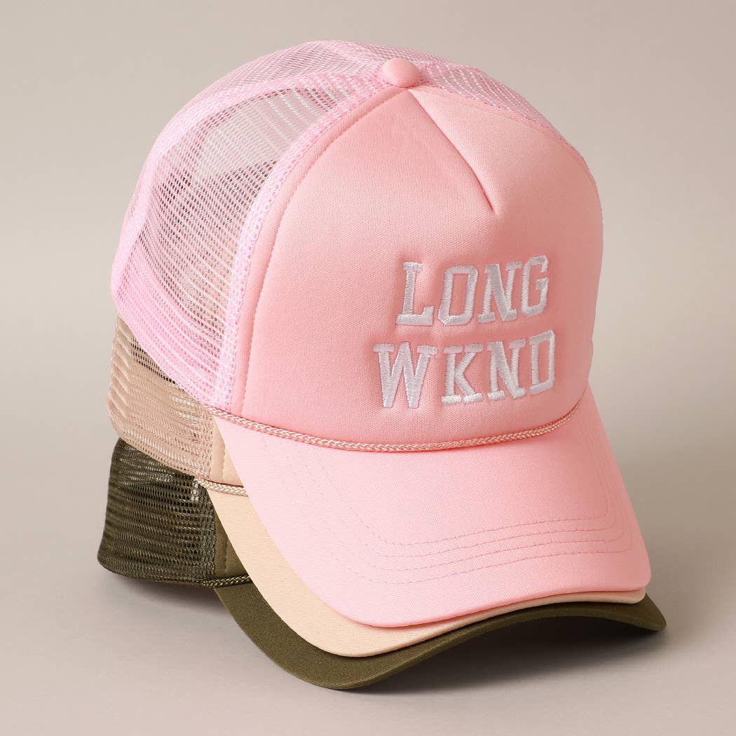 LONG WKND Foam Trucker Cap