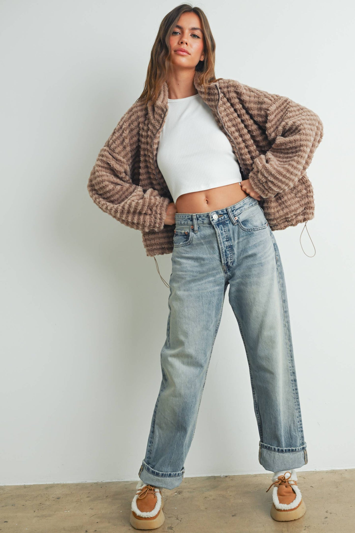 Collared Puffer Jacket - BMJ7497