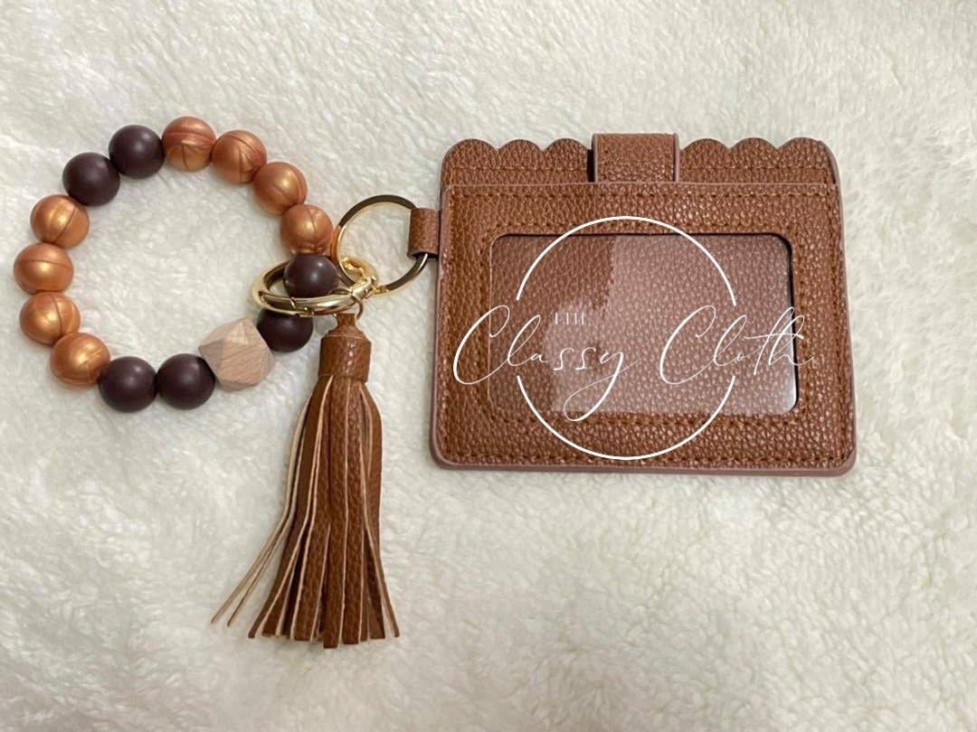 Wristlet Keychain Wallet - Tan ETA OCT 1