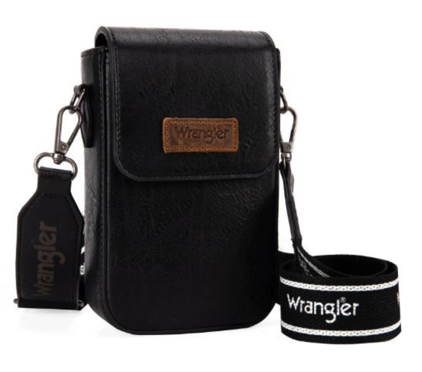 Wrangler Crossbody Cell Phone Purse With Back Card Slots