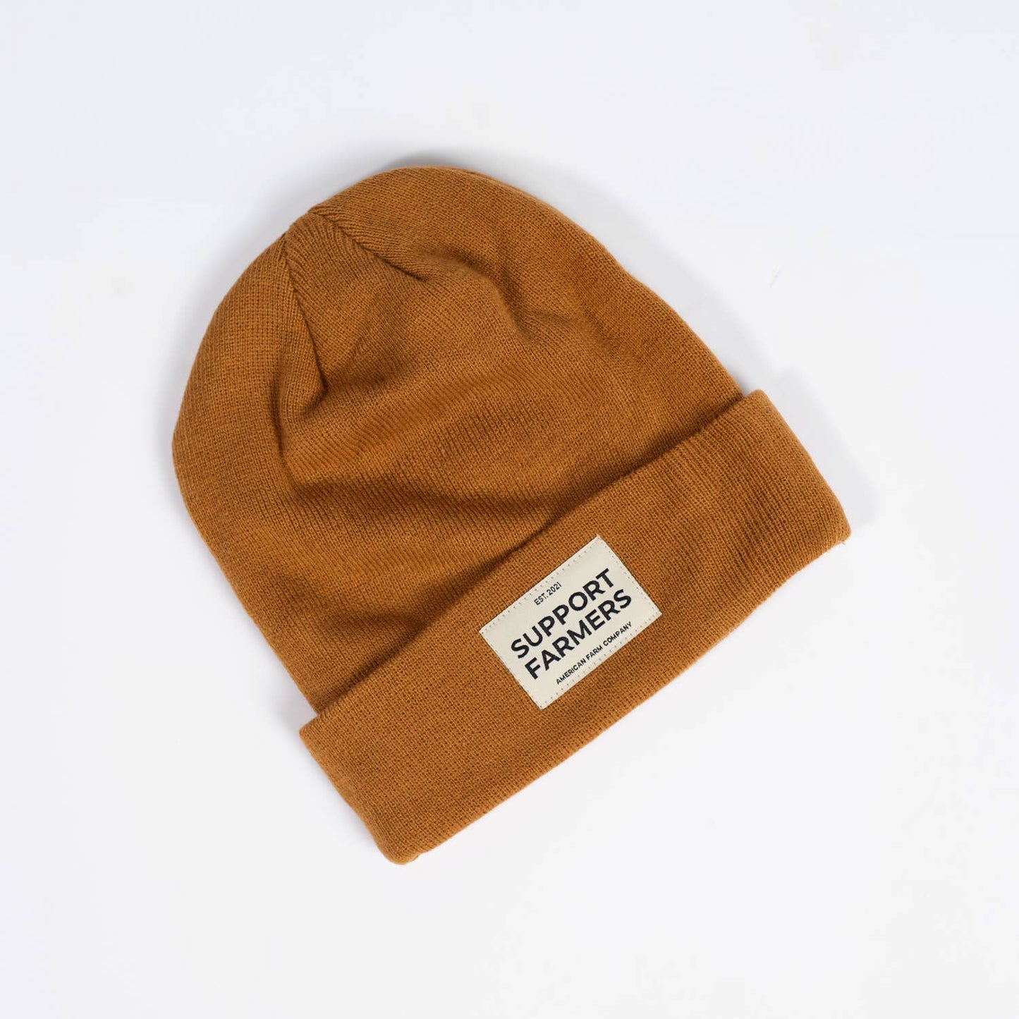 Western Coyote Brown ‘Support Farmers’ Beanie