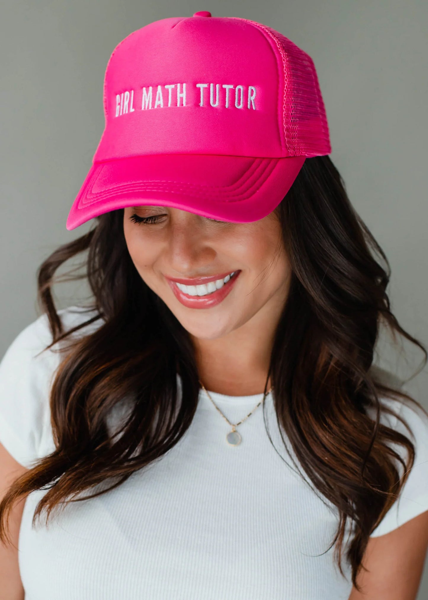 Trucker Hat - "Girl Math Tutor"