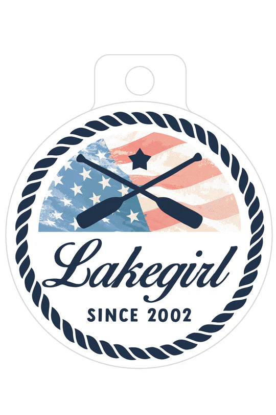 LakeGirl - July Fourth Sticker