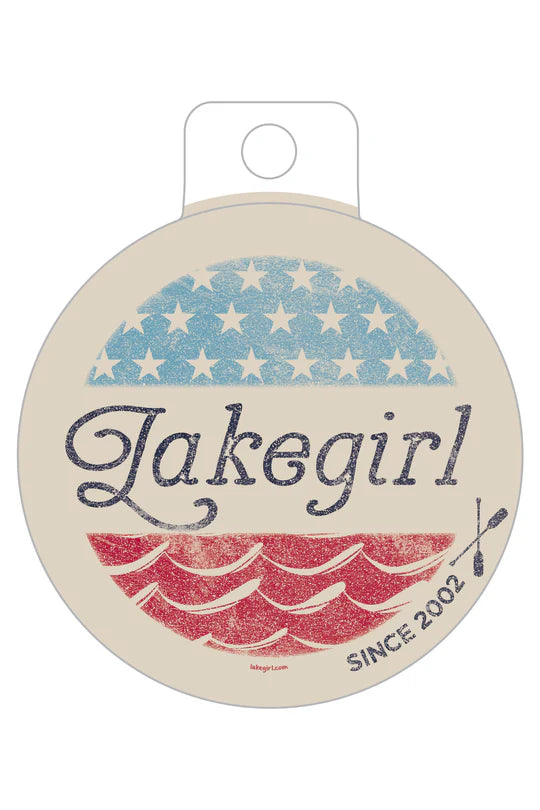 LakeGirl - Stars and Waves Sticker