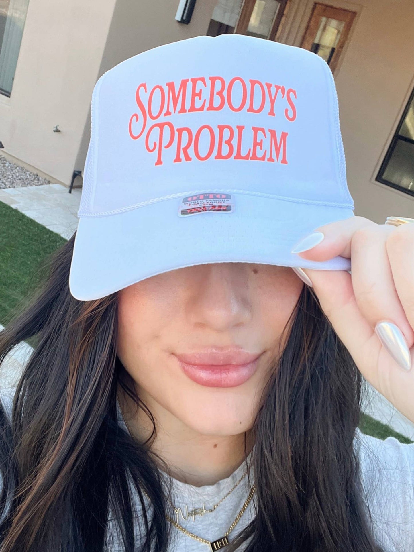 Somebody's Problem Trucker Hats